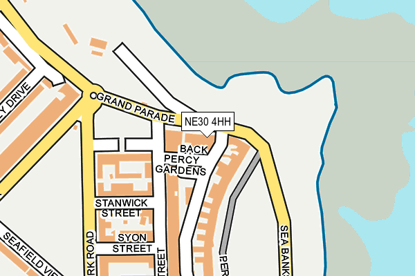 NE30 4HH map - OS OpenMap – Local (Ordnance Survey)