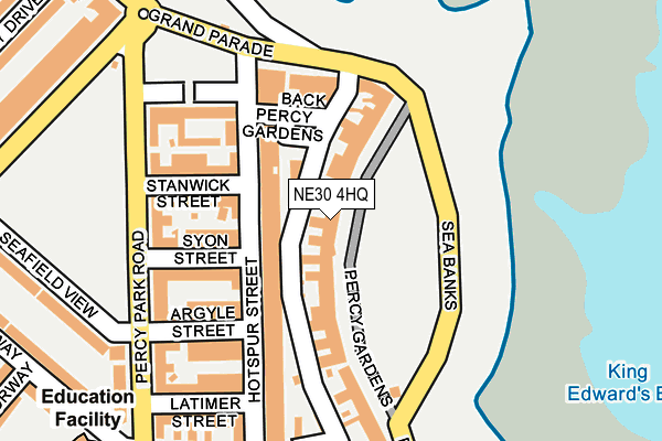 NE30 4HQ map - OS OpenMap – Local (Ordnance Survey)