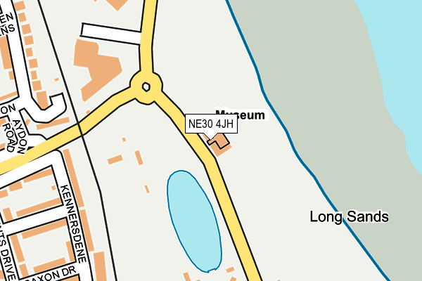 NE30 4JH map - OS OpenMap – Local (Ordnance Survey)