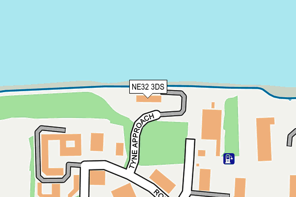 NE32 3DS map - OS OpenMap – Local (Ordnance Survey)