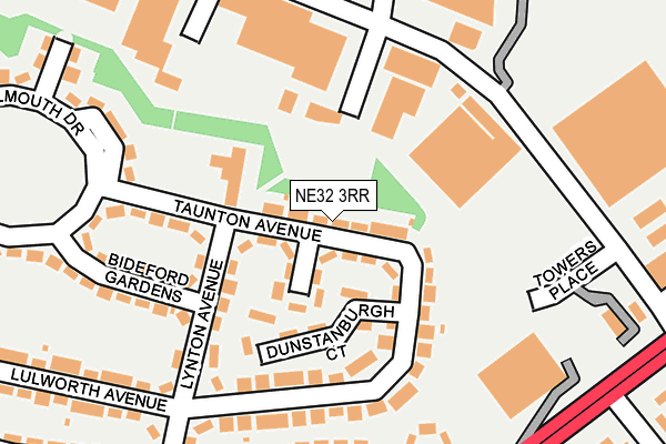 NE32 3RR map - OS OpenMap – Local (Ordnance Survey)
