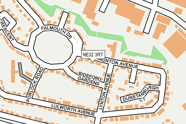 NE32 3RT map - OS OpenMap – Local (Ordnance Survey)