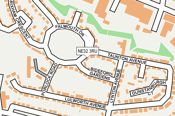 NE32 3RU map - OS OpenMap – Local (Ordnance Survey)