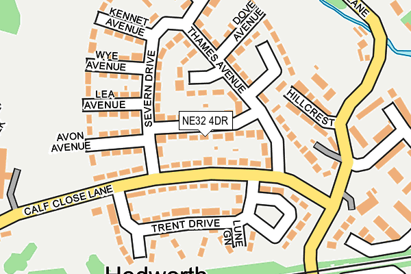 NE32 4DR map - OS OpenMap – Local (Ordnance Survey)