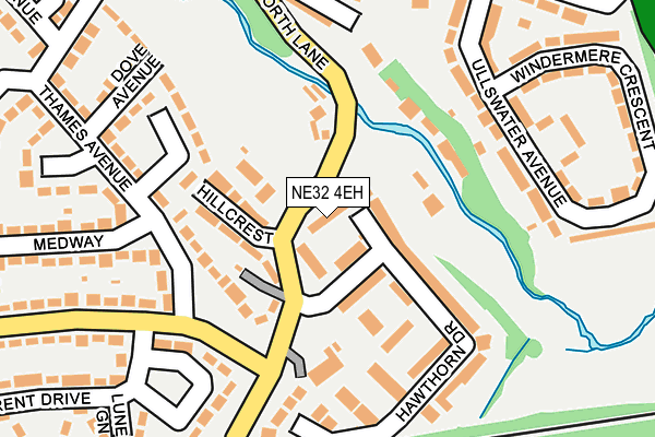 NE32 4EH map - OS OpenMap – Local (Ordnance Survey)