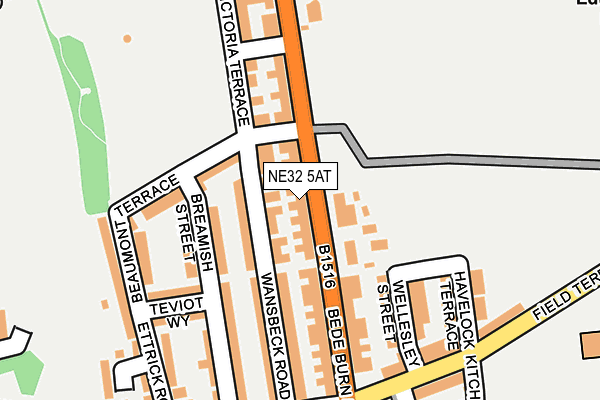 NE32 5AT map - OS OpenMap – Local (Ordnance Survey)