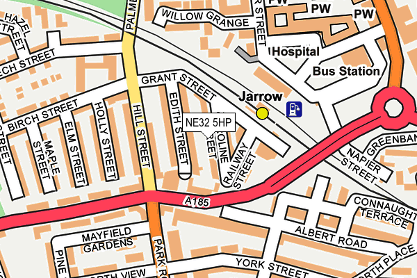 NE32 5HP map - OS OpenMap – Local (Ordnance Survey)