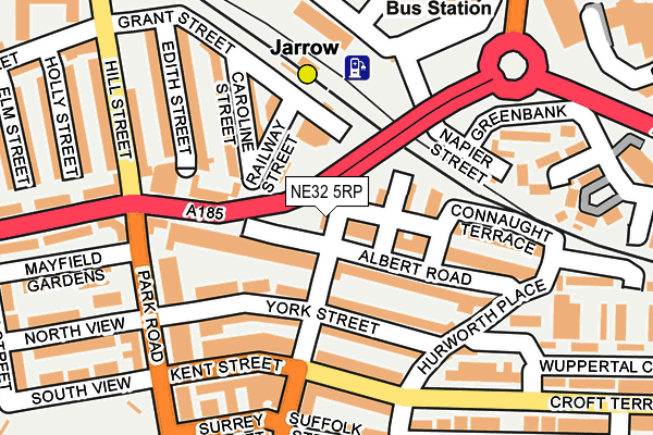 NE32 5RP map - OS OpenMap – Local (Ordnance Survey)