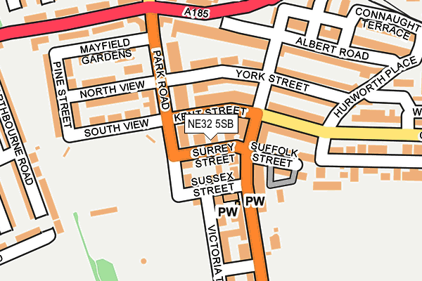 NE32 5SB map - OS OpenMap – Local (Ordnance Survey)
