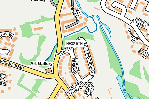NE32 5TH map - OS OpenMap – Local (Ordnance Survey)