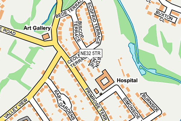 NE32 5TR map - OS OpenMap – Local (Ordnance Survey)