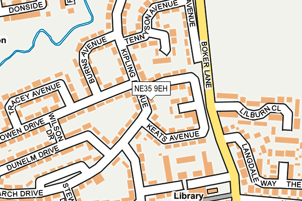 NE35 9EH map - OS OpenMap – Local (Ordnance Survey)
