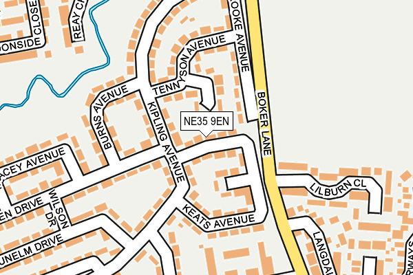 NE35 9EN map - OS OpenMap – Local (Ordnance Survey)