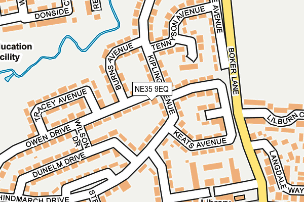 NE35 9EQ map - OS OpenMap – Local (Ordnance Survey)