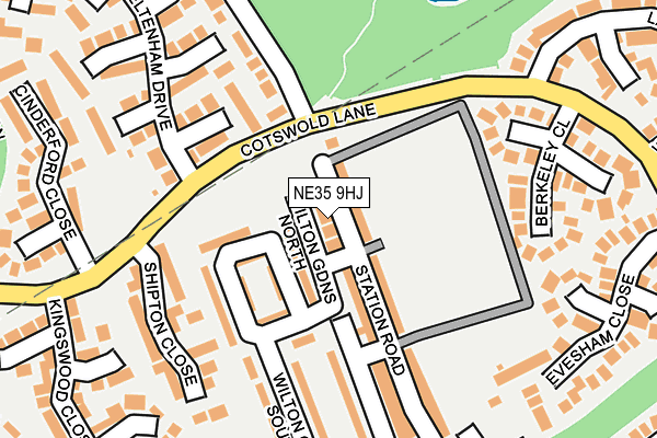 NE35 9HJ map - OS OpenMap – Local (Ordnance Survey)