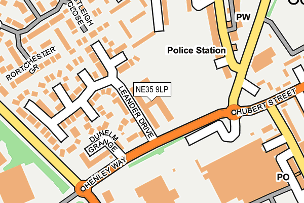 NE35 9LP map - OS OpenMap – Local (Ordnance Survey)