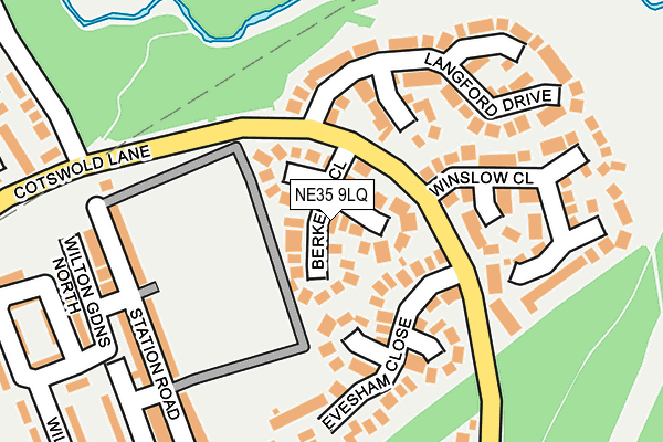NE35 9LQ map - OS OpenMap – Local (Ordnance Survey)