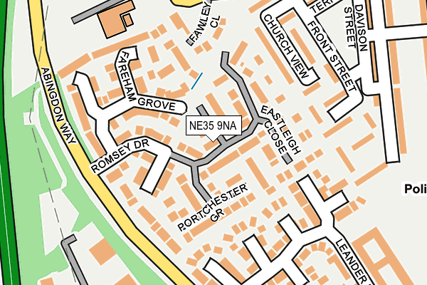 NE35 9NA map - OS OpenMap – Local (Ordnance Survey)