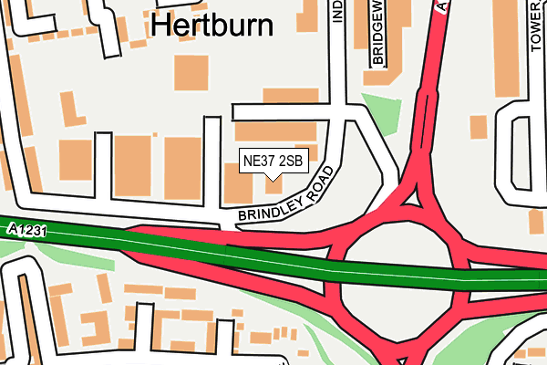 Map of PEGASUS MATERIAL HANDLING LTD at local scale