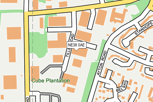 Map of WILLOWCRETE MANUFACTURING COMPANY LIMITED at local scale