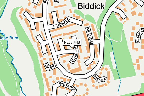 Map of BJH DESIGNS LIMITED at local scale
