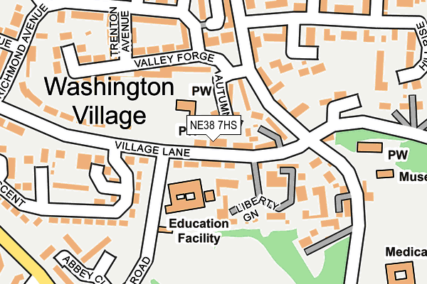Map of VILLAGE LANE GARAGE LIMITED at local scale