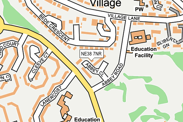 Map of NAC28 LTD at local scale