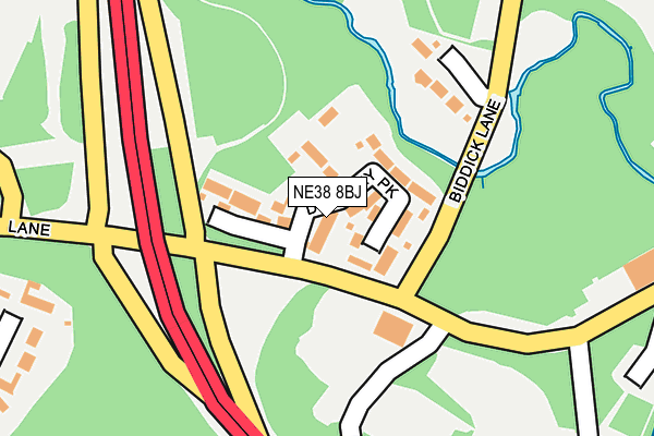 Map of PROUD INNS (THE FALCON) LIMITED at local scale