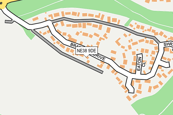 Map of VADER LTD at local scale