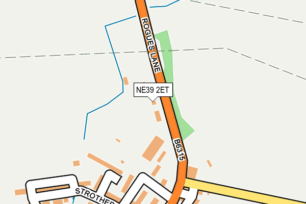NE39 2ET map - OS OpenMap – Local (Ordnance Survey)