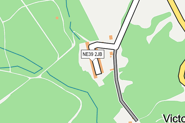 NE39 2JB map - OS OpenMap – Local (Ordnance Survey)