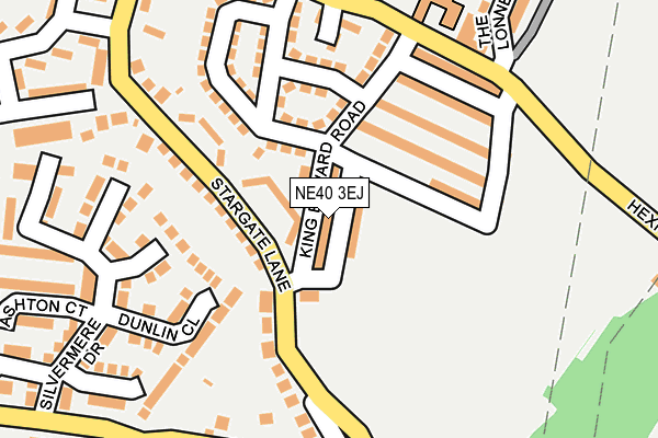NE40 3EJ map - OS OpenMap – Local (Ordnance Survey)