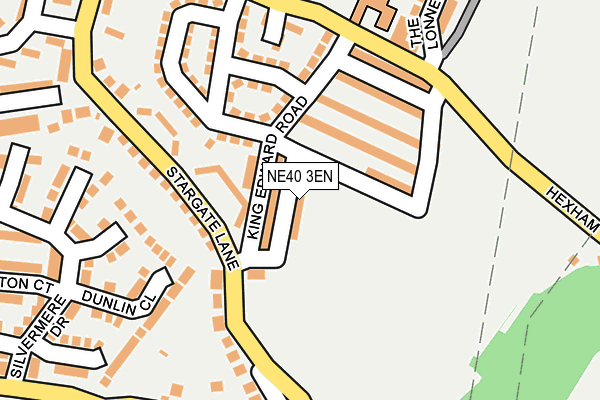 NE40 3EN map - OS OpenMap – Local (Ordnance Survey)