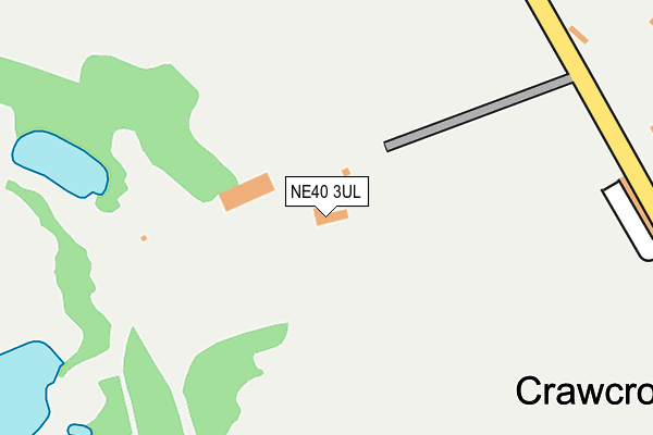 NE40 3UL map - OS OpenMap – Local (Ordnance Survey)