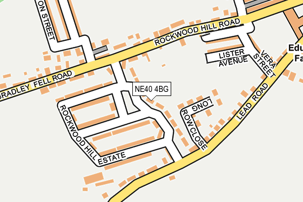 NE40 4BG map - OS OpenMap – Local (Ordnance Survey)