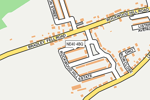 NE40 4BQ map - OS OpenMap – Local (Ordnance Survey)