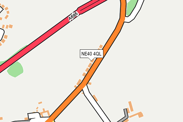 NE40 4QL map - OS OpenMap – Local (Ordnance Survey)