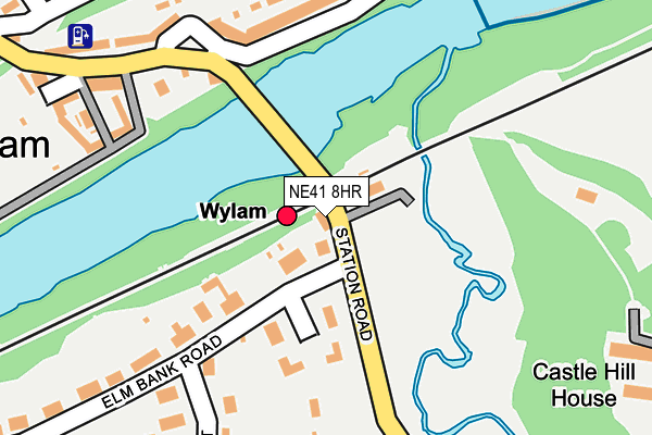 Map of BOATHOUSE WYLAM LTD at local scale