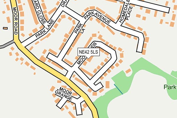 NE42 5LS map - OS OpenMap – Local (Ordnance Survey)