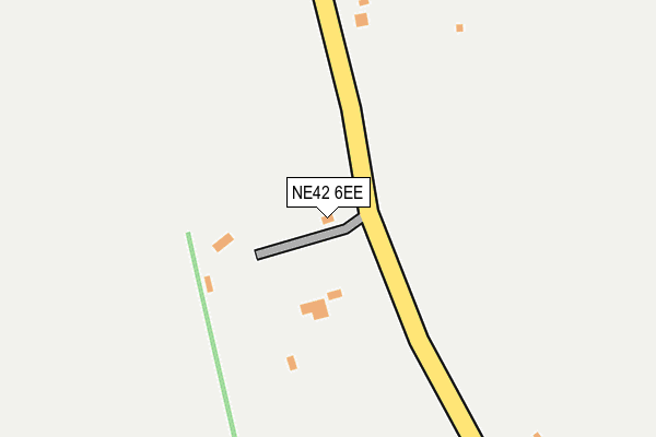 NE42 6EE map - OS OpenMap – Local (Ordnance Survey)