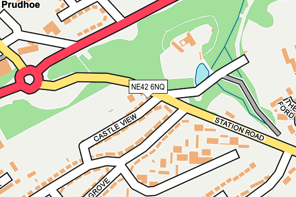 NE42 6NQ map - OS OpenMap – Local (Ordnance Survey)