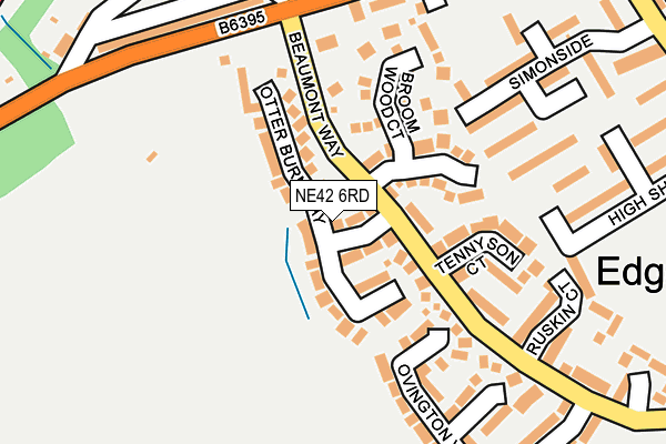 NE42 6RD map - OS OpenMap – Local (Ordnance Survey)