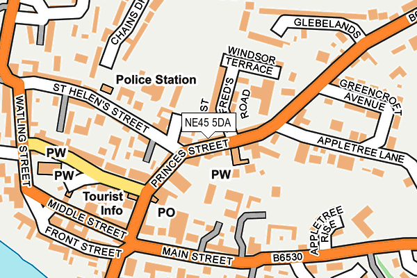 Map of POLARIS OPTICAL LTD at local scale