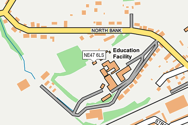 NE47 6LS map - OS OpenMap – Local (Ordnance Survey)