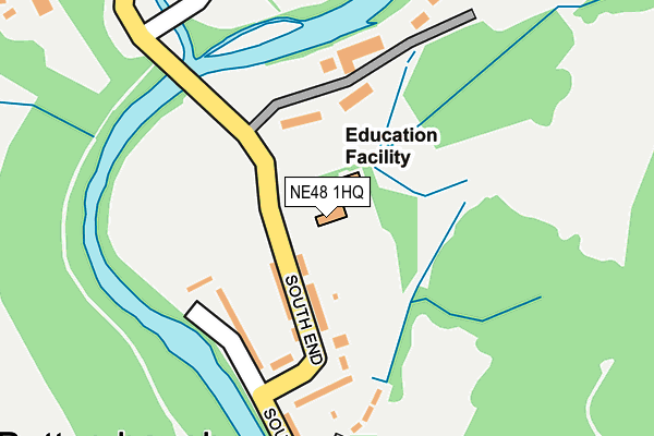 NE48 1HQ map - OS OpenMap – Local (Ordnance Survey)