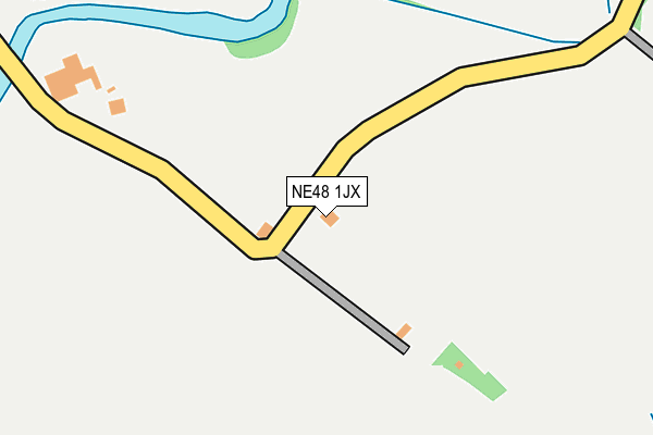 NE48 1JX map - OS OpenMap – Local (Ordnance Survey)