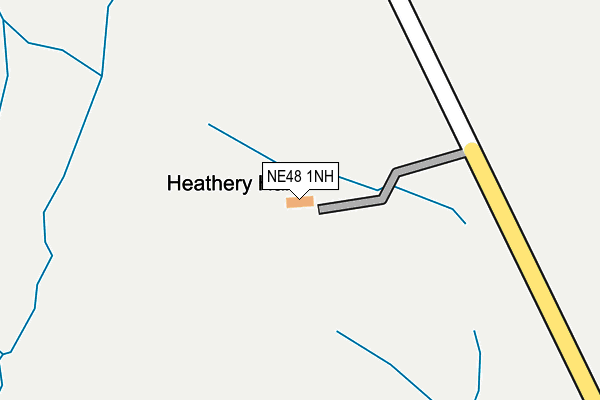 NE48 1NH map - OS OpenMap – Local (Ordnance Survey)