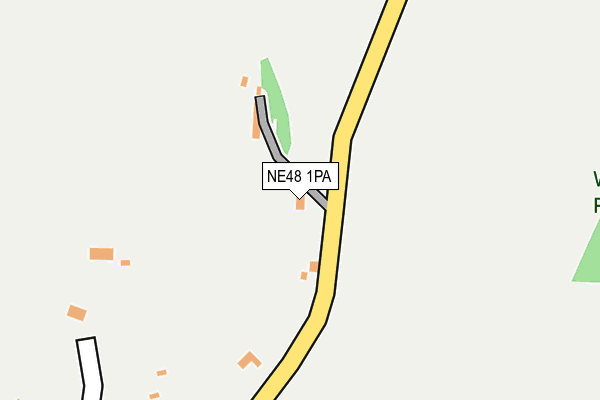 NE48 1PA map - OS OpenMap – Local (Ordnance Survey)