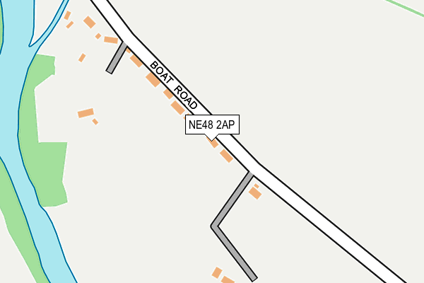NE48 2AP map - OS OpenMap – Local (Ordnance Survey)