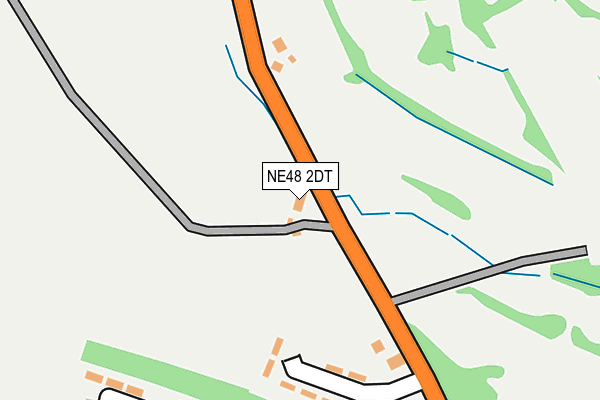 NE48 2DT map - OS OpenMap – Local (Ordnance Survey)